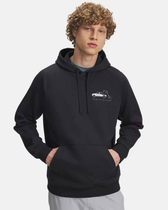UA Rival Fleece HBR Logo Mens Hoodie